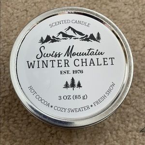 Winter Chalet Candle